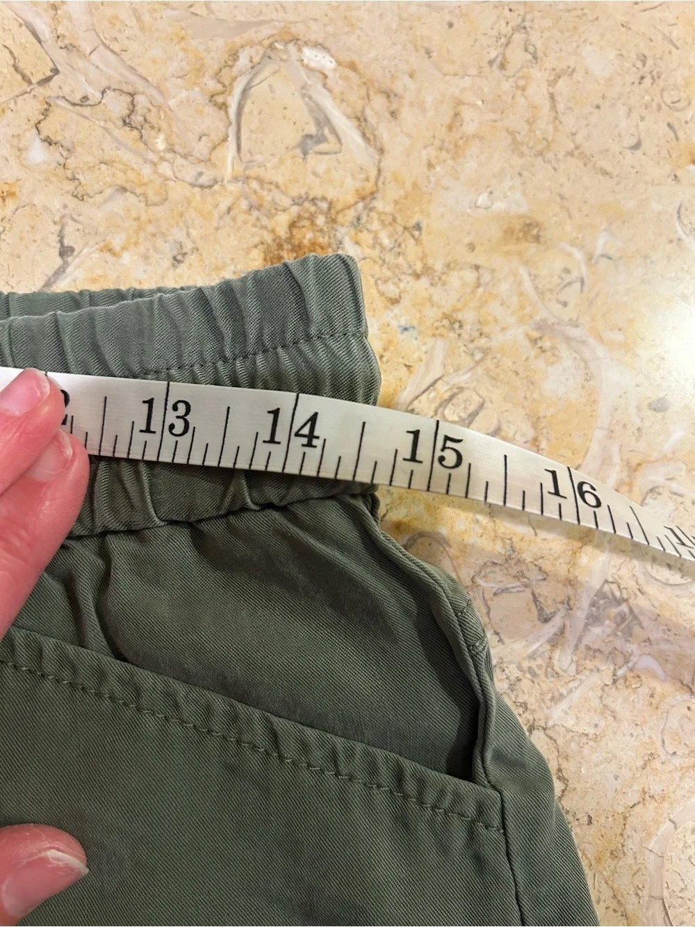 Banana Republic Women’s Olive Green Linen Like Jogger Pants Drawstring Size XS